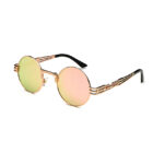 Runda solglasögon i rose färg
