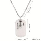 Dog tag halsband herr