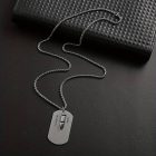 Dog tag halsband herr