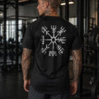 Vegvisir tränings t-shirt, en träningströja i svart